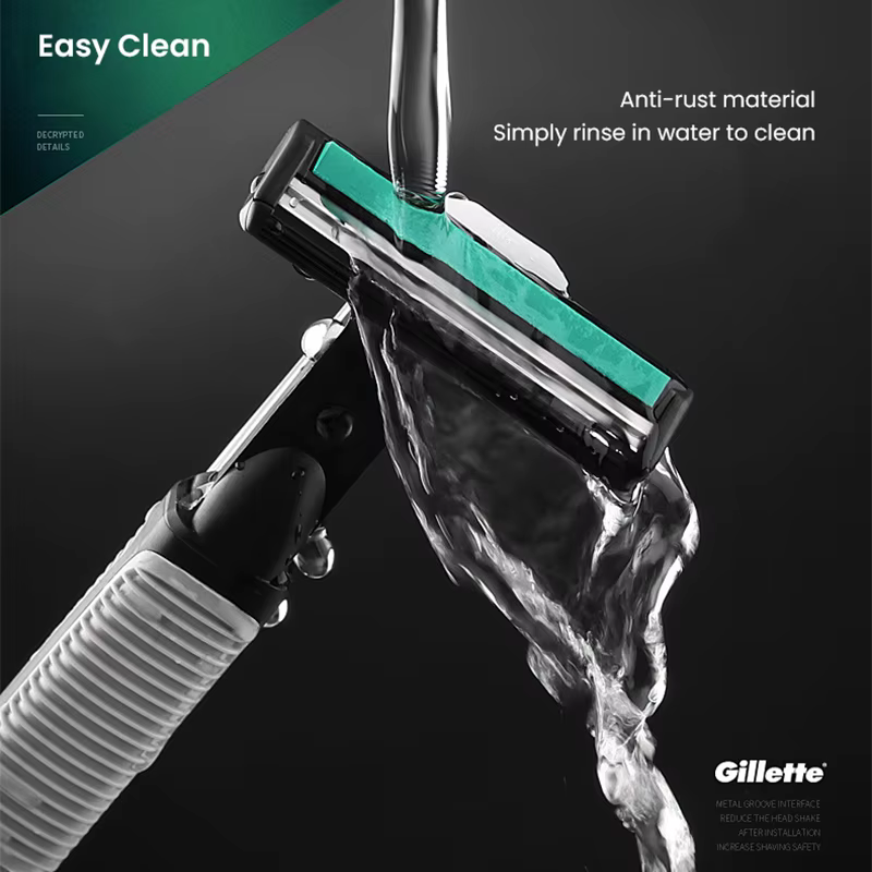 Rasoir Gillette Vector avec têtes de rasoir à 2 lames, plusieurs ensembles au choix