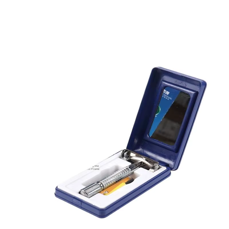 1 Rasoir manuel en acier inoxydable