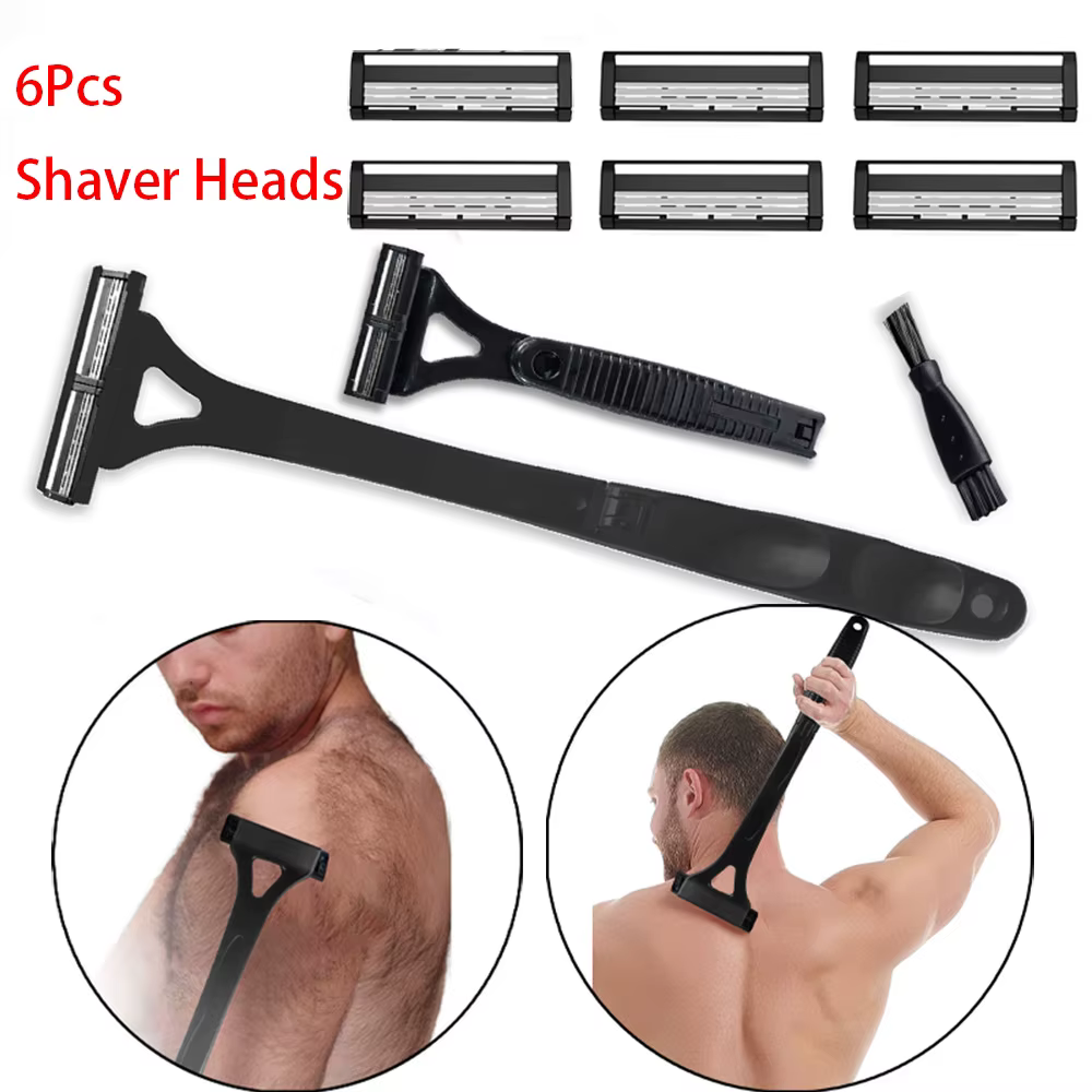 Nouveaux hommes dos rasoir cheveux corps