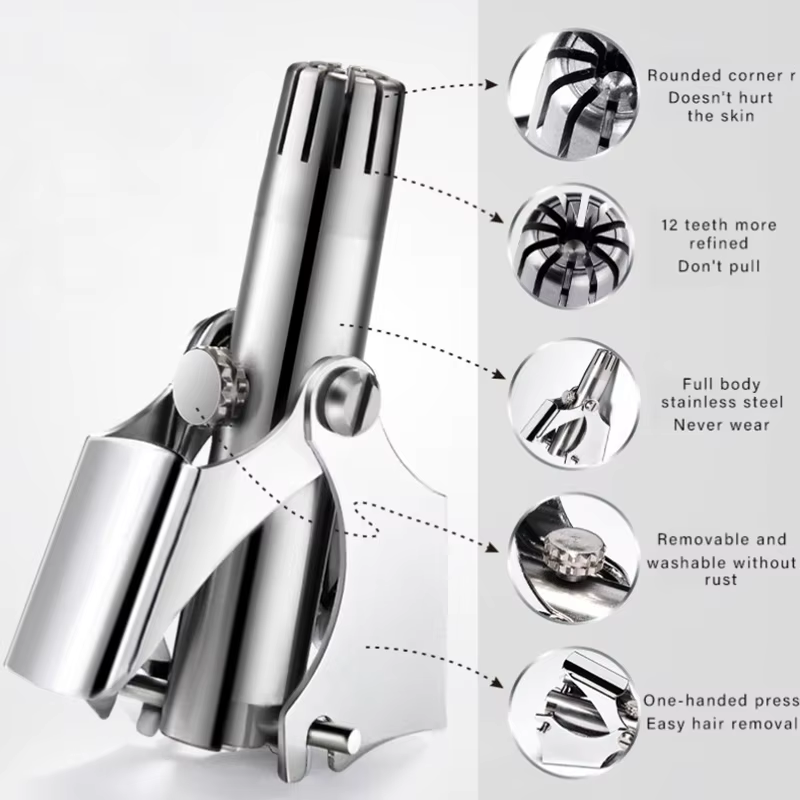 Nettoyeur de tondeuse à poils de nez pour hommes et femmes