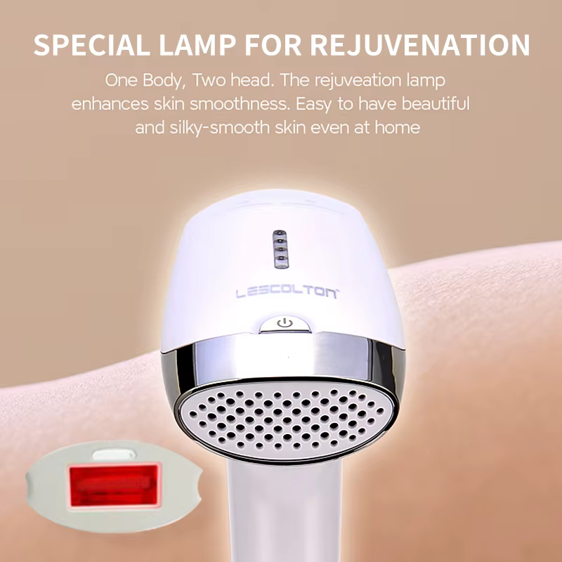 LESCOLTON - Epilateur laser 2-en-1 pour une épilation permanente
