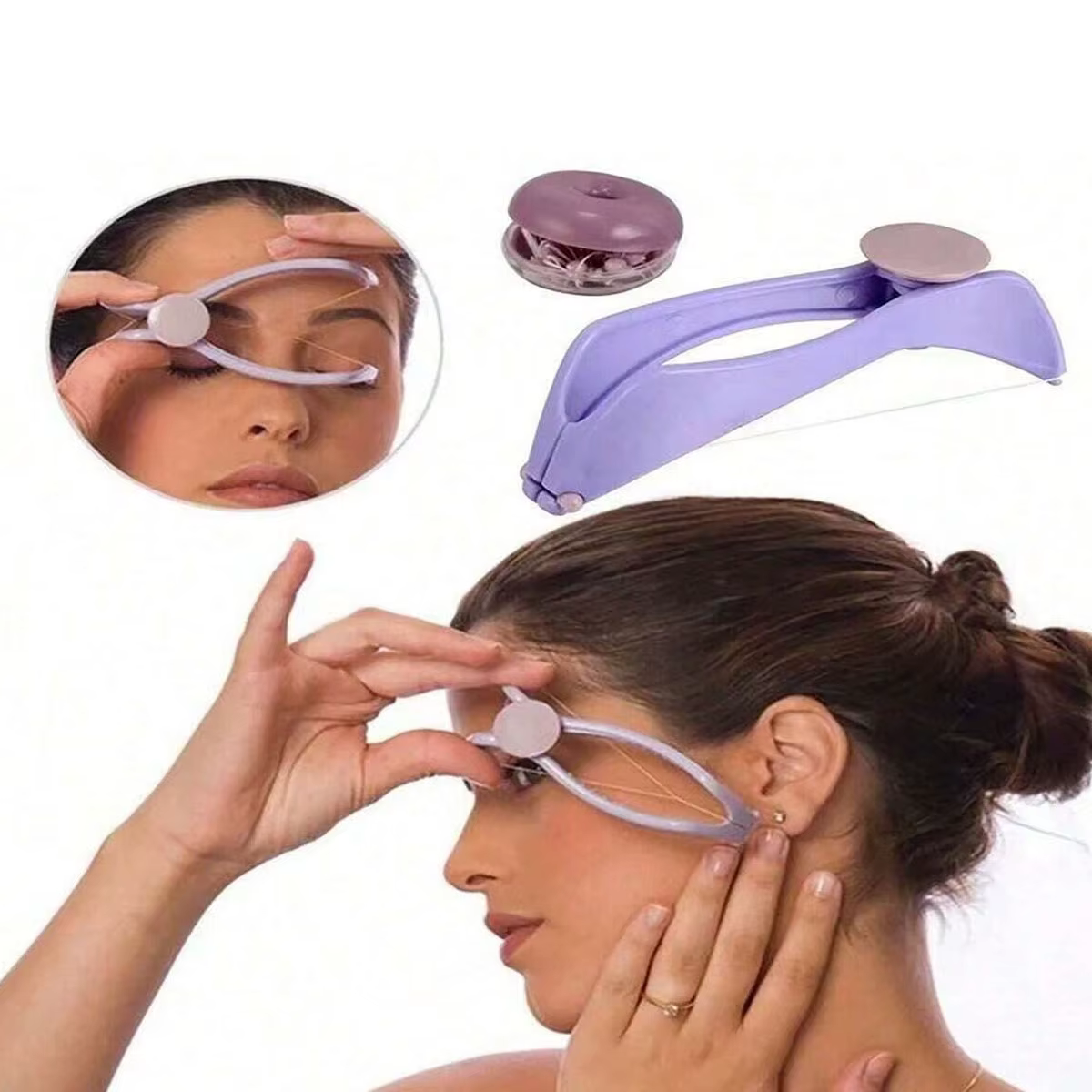 1pc - Épilateur facial pour les joues