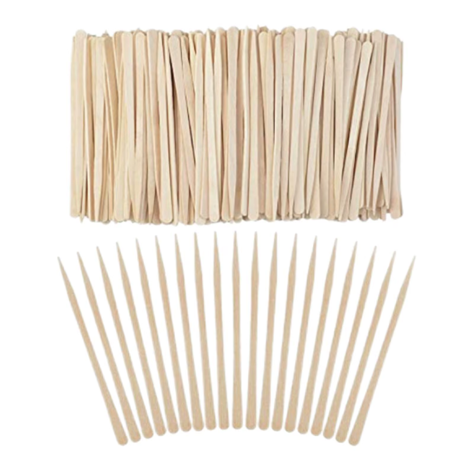Mini 100x spatules de cire en bois applicateur