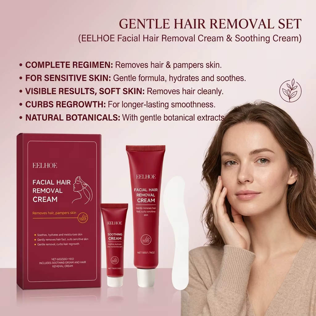 Crème dépilatoire pour le visage
