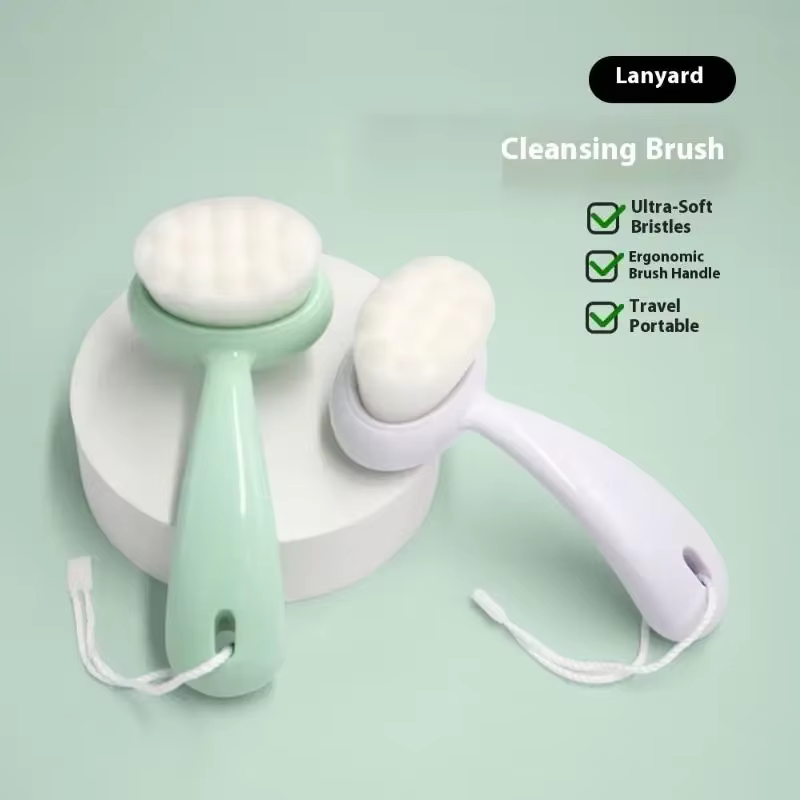 Nettoyant pour pores pour nettoyage en profondeur Brosse de lavage du visage, soins du visage, brosse exfoliante du visage Points noirs doux Brosse nettoyante visage 