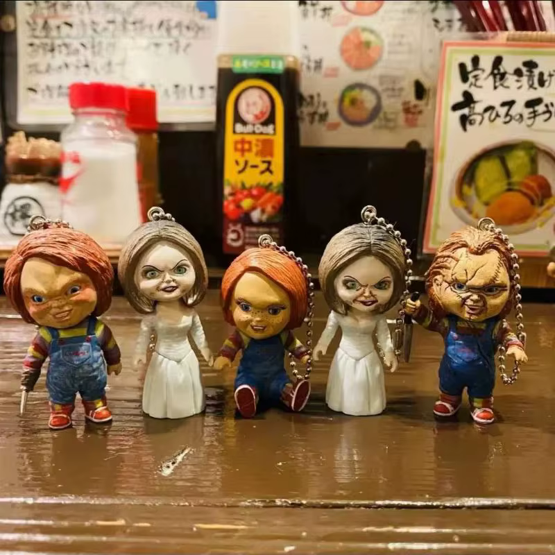 Nouvelle figurine de poupée fantôme à tête oscillante, boîte mystère, jouet de décoration, breloque porte-clés, cadeau de festival