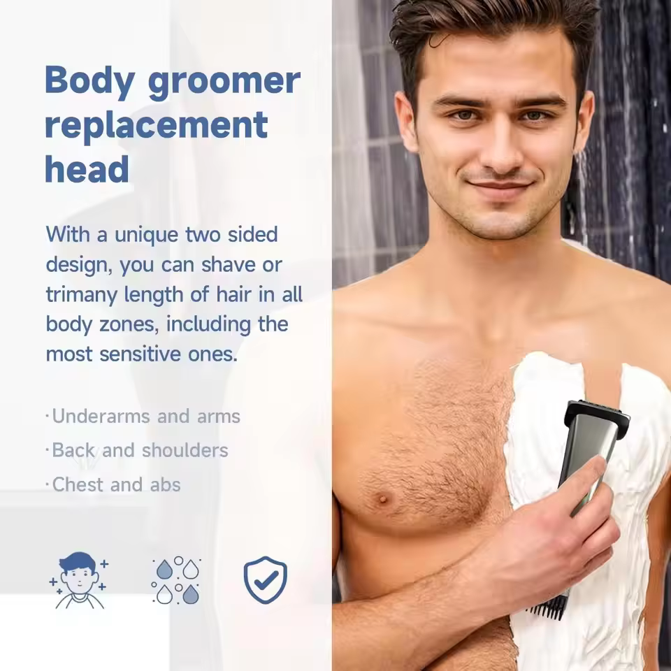 Tête de rasoir Philips Bodygroove Assy BRE620 BG2024 BG2026 BG5020 BG5025 BG2000 BG2020 BG2025 BG2028 BG2030 BG2034/2036