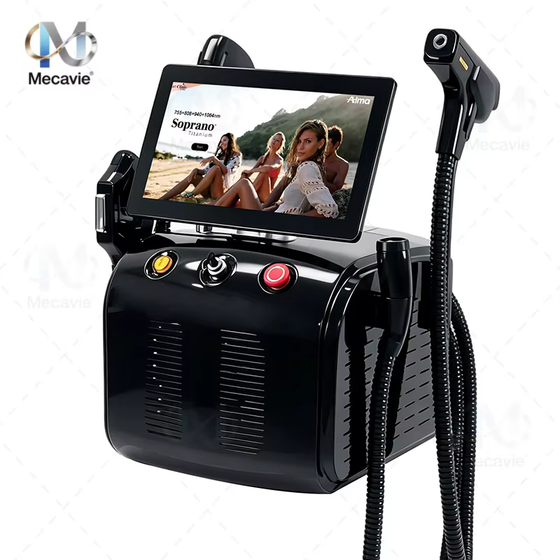Nouvelle machine laser diode 4 en 1 Pico 808 Carbon Peeling RF IPL Nd Yag Picoseconde pour l'épilation et le détatouage 5000W