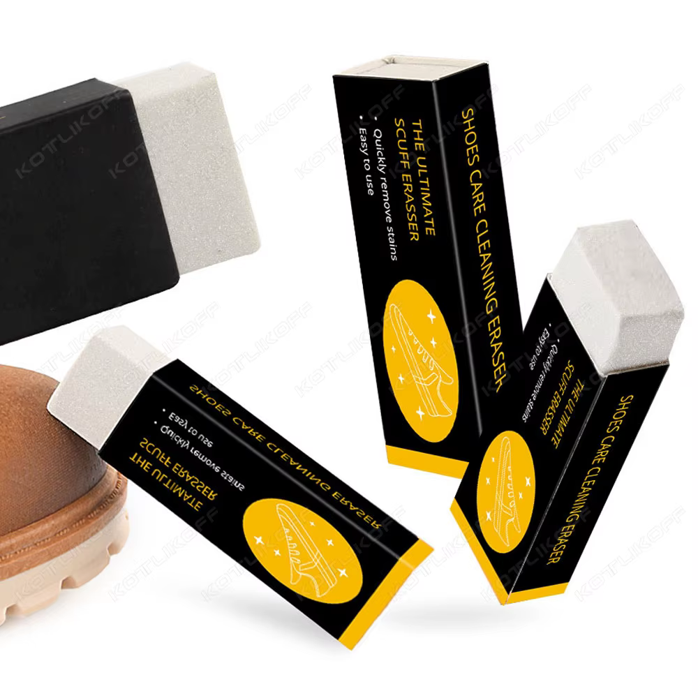 Gomme de nettoyage en daim, peau de mouton, cuir mat et tissu en cuir, Kit de soins pour chaussures, nettoyant pour cuir, baskets