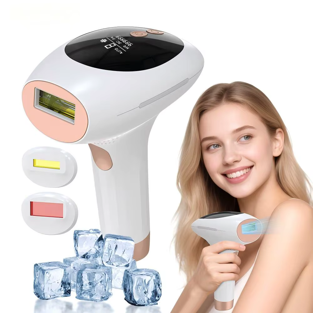 Appareil d'épilation IPL 3-en-1 avec refroidissement par glace