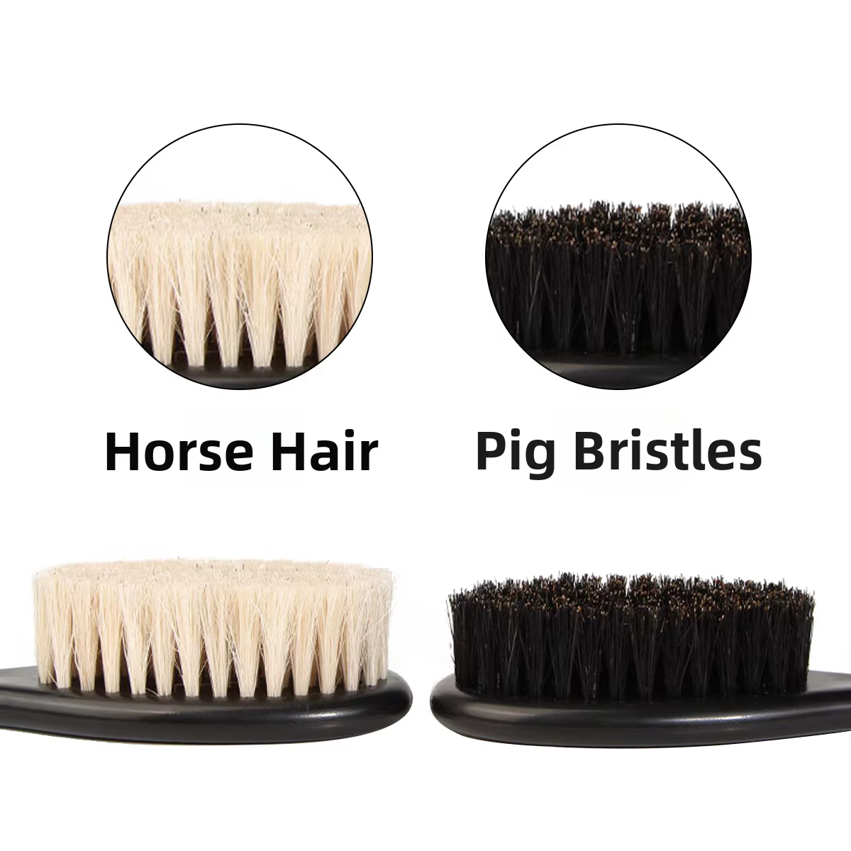 Brosse à barbe en poils de sanglier