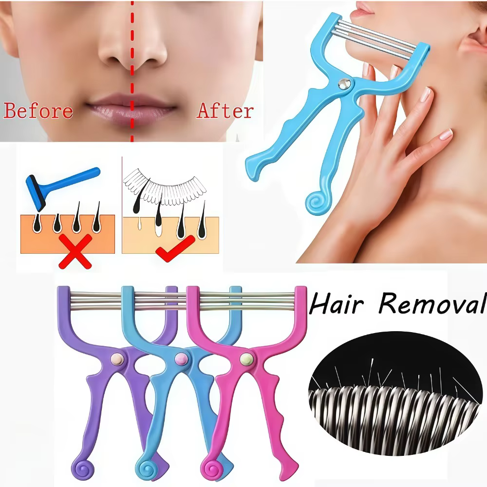 Appareil d'épilation faciale pour une peau lisse