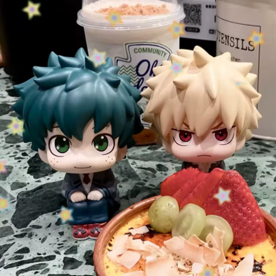 Figurines Nendoroid d'anime-bakugou Katsuki Midoriya Izuku Todoroki Shoto Toga Himiko-modèle de collection jouets pour enfants jeu de voiture