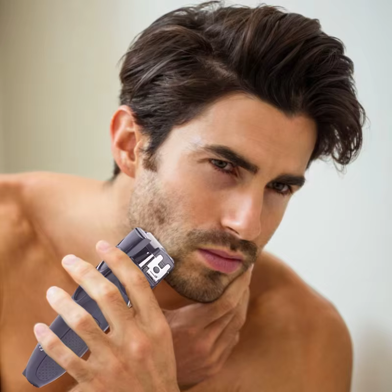 Surker rasoir électrique pour hommes Rechargeable Intelligent Type alternatif