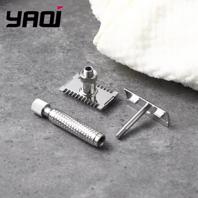Yaqi Ultima – rasoir de sécurité réglable en acier inoxydable pour hommes