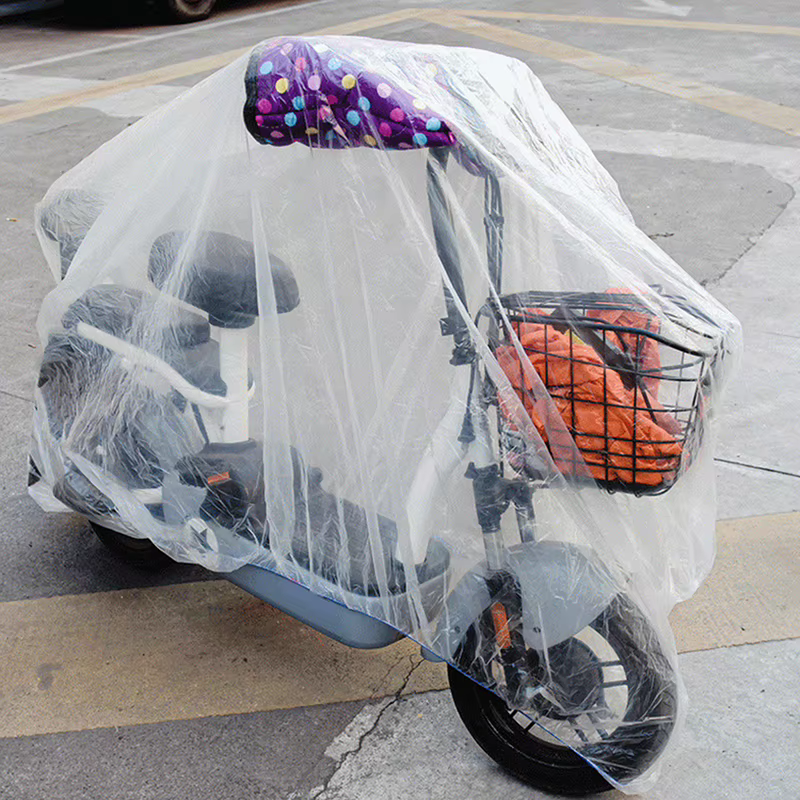 Housse de protection pour moto : transparente, jetable, imperméable pour vélos et scooters en plein air