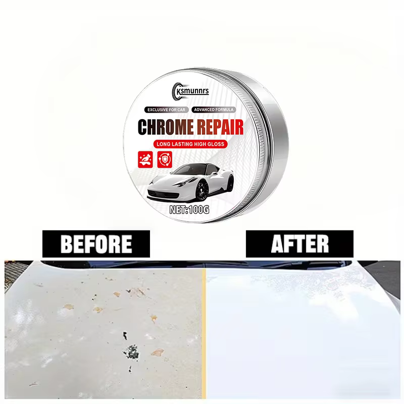 Cire blanche spéciale pour voiture, cire de polissage et de rénovation pour peinture blanche, cire de protection imperméable à revêtement cristallin pour la protection de la peinture