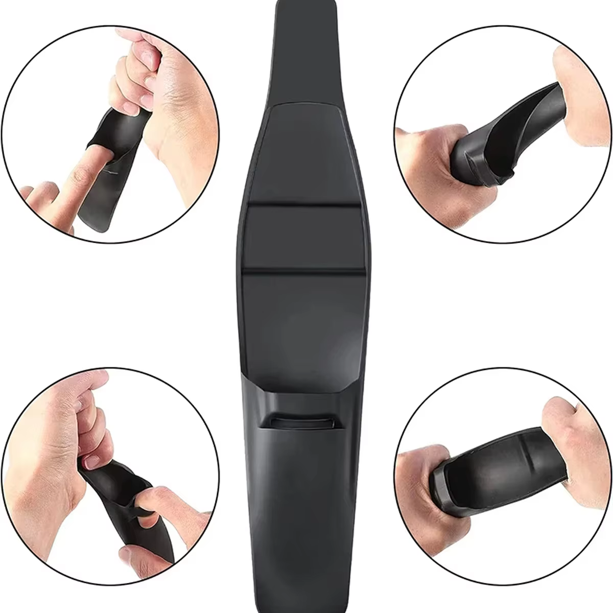 Étuis pour rasoir adaptés à la valise Portable en Silicone noir de haute qualité