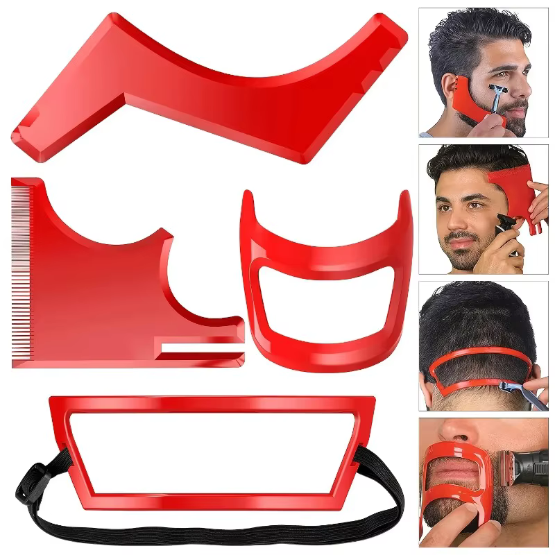 4 pièces Nouveaux peignes à barbe pour hommes