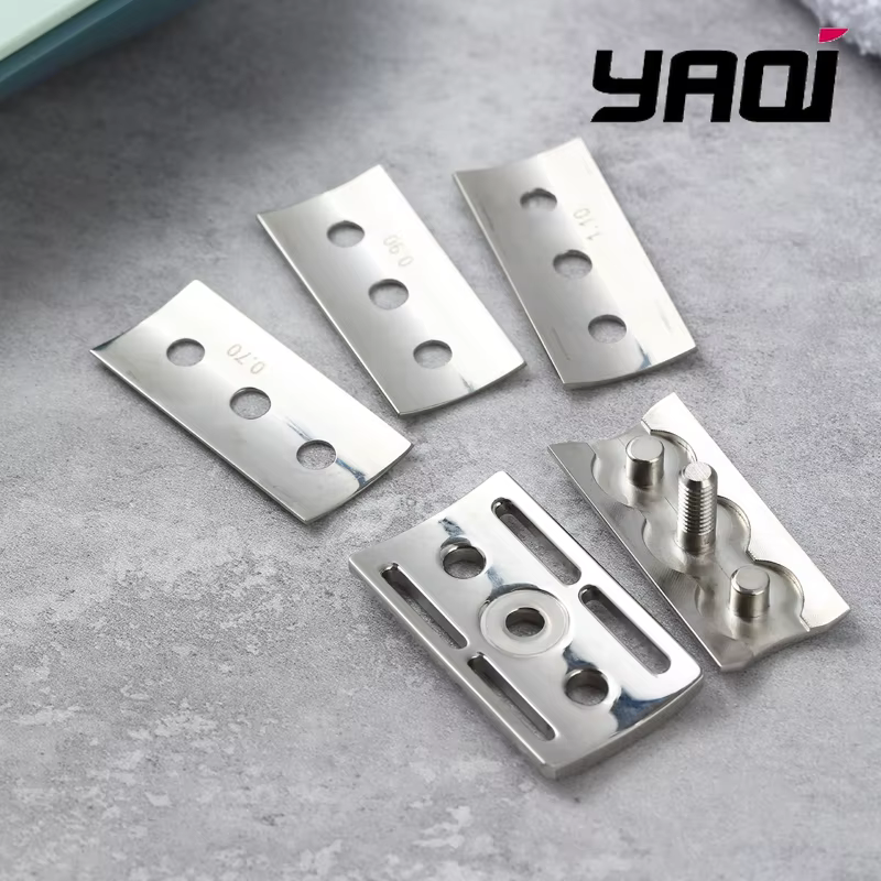 Tête de rasoir de sécurité YAQI Trifecta 2026 réglable en acier inoxydable 316 poli, pour collection, avec différentes espaces entre les lames