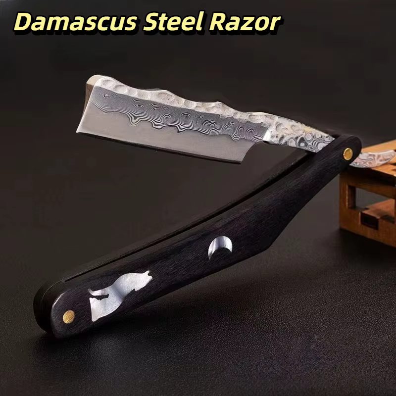 Rasoir droit damas