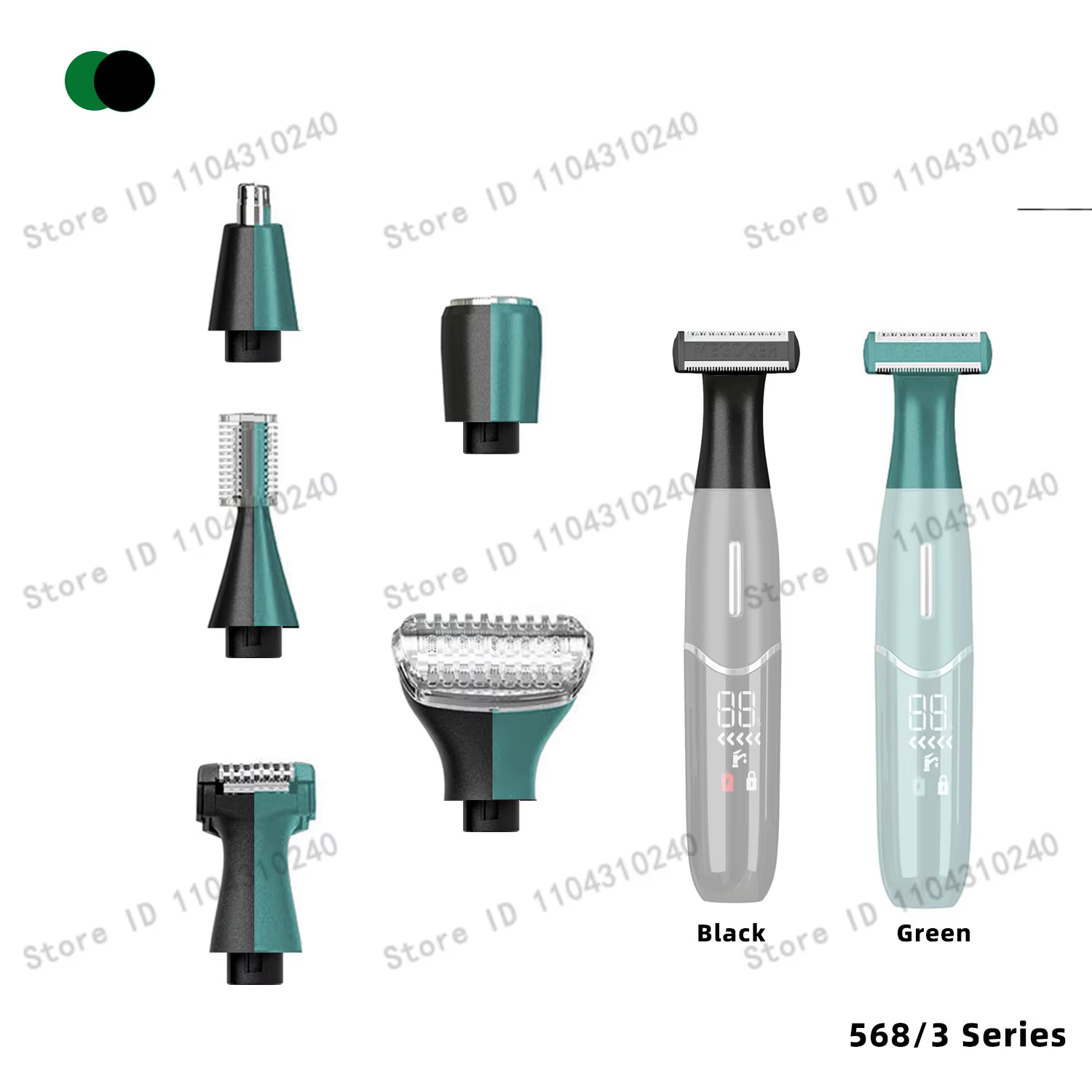 Tondeuse à cheveux pour le corps