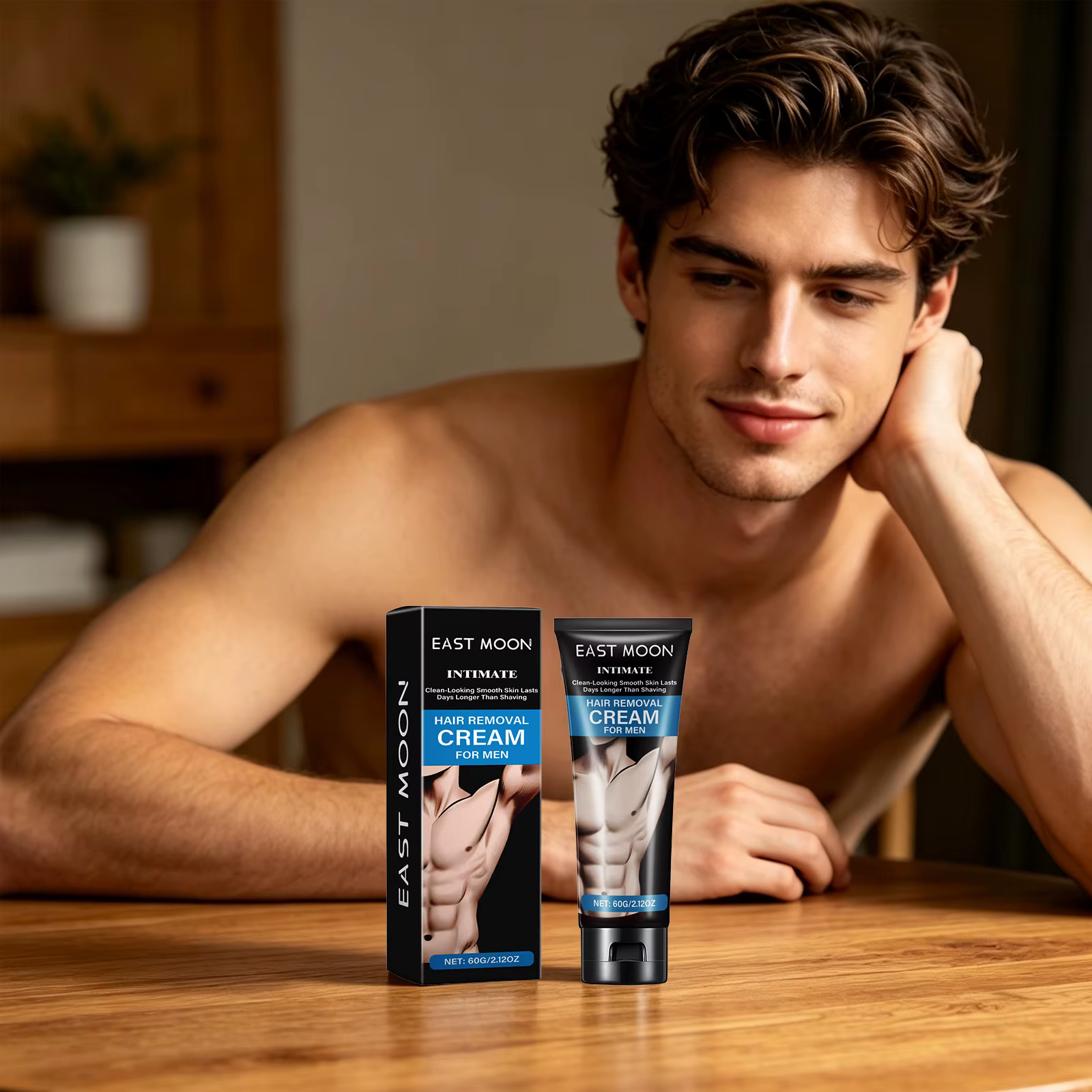 Crème dépilatoire indolore pour hommes