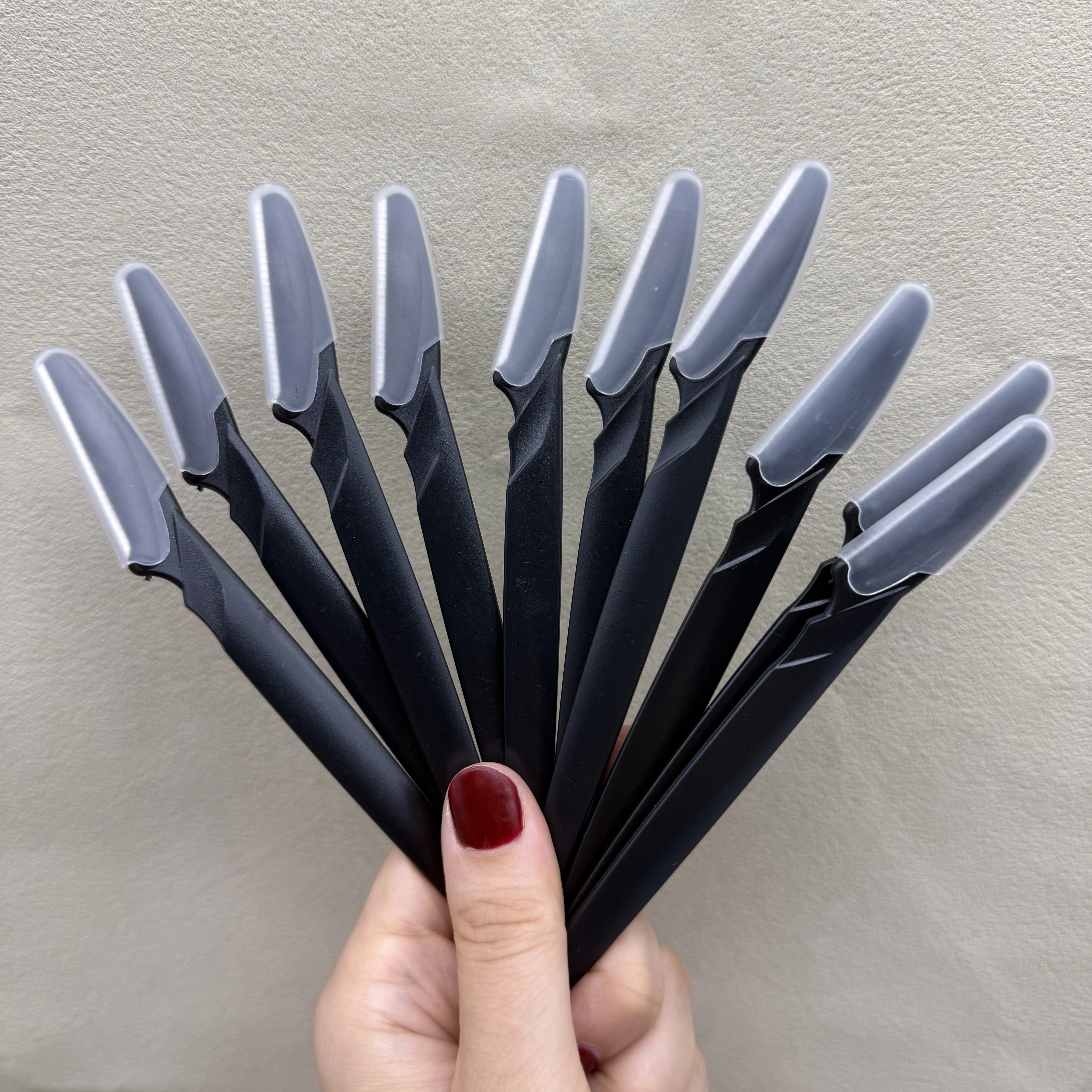3/10 pièces épilation des sourcils coupe-épilation couteau de sécurité maquillage grattoir rasoir