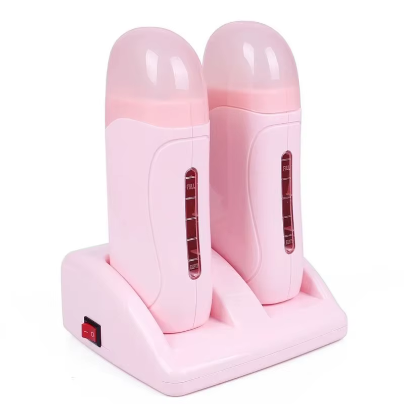 Épilateur électrique double chauffe-cire à prise UE