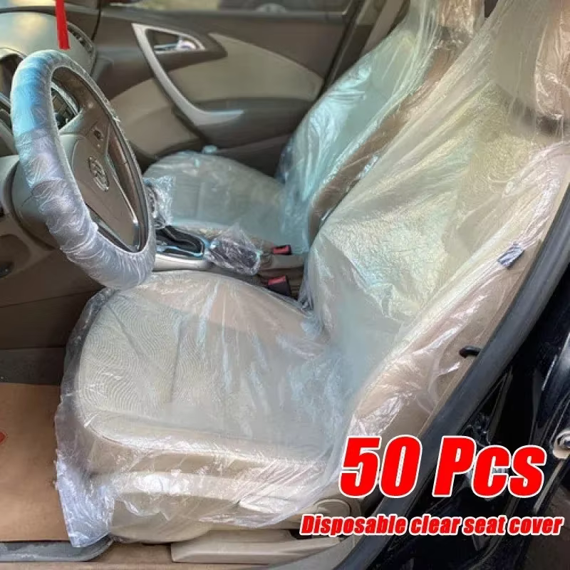 Housses de siège de voiture en forme de poulet, housse de protection pour réparation de beauté, livres de soins imperméables, protecteur universel, 50 pièces