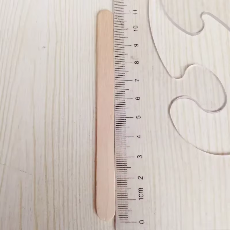 Spatule en bois pour épilation du corps pour femme