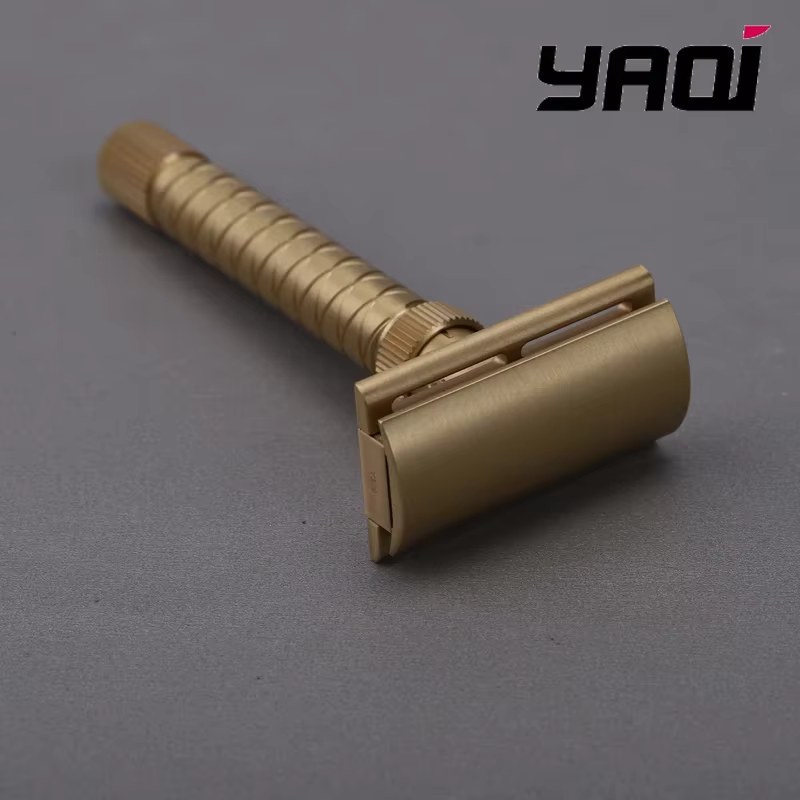 2026 Yaqi Rasoir de sécurité The Final Cut - Brass V2 en laiton pur réglable