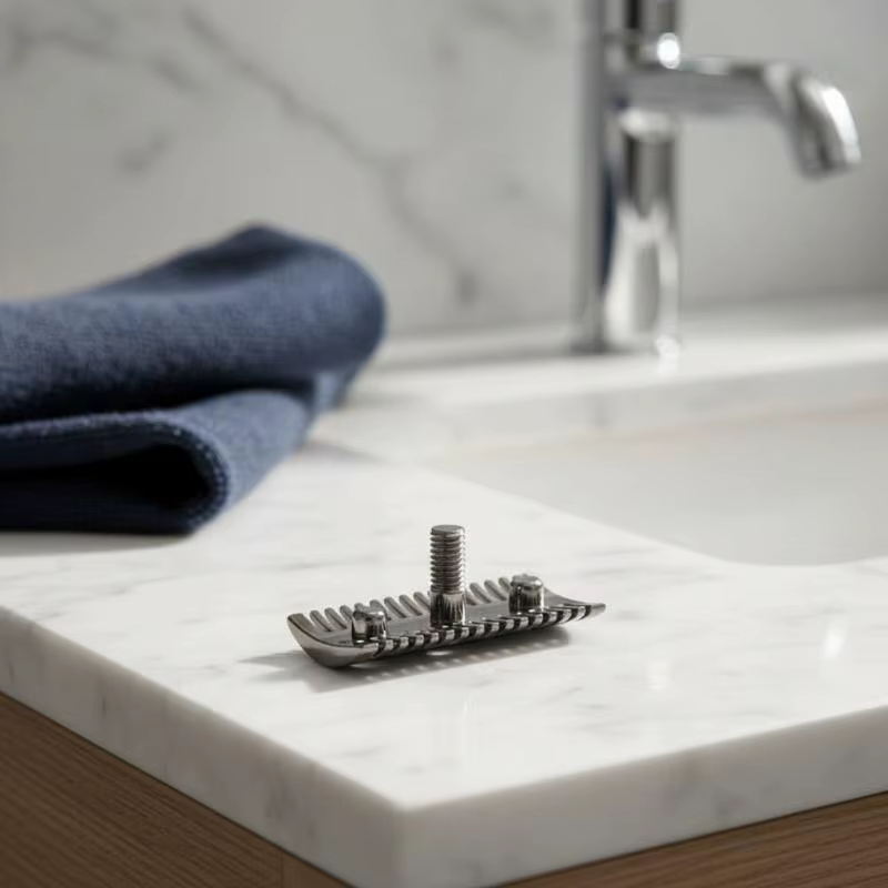 # Tête de rasoir de sécurité inclinée pour homme à double tranchant