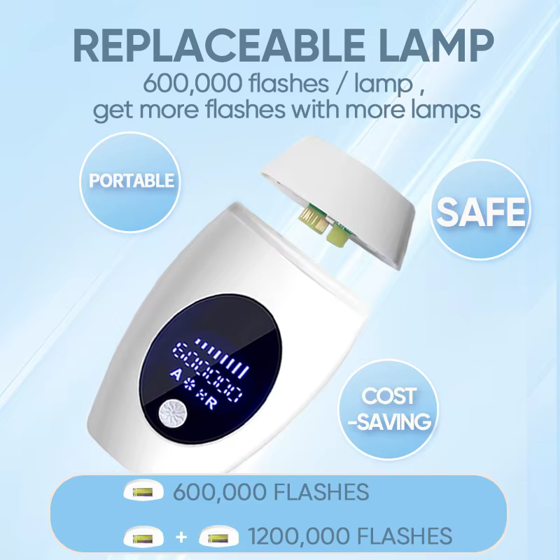 Vancostar – épilateur Laser LCD 1200000 Flash pour femmes
