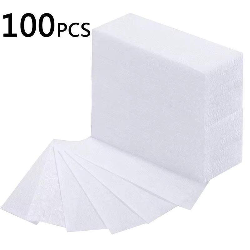 100 pièces jetable beauté épilation cire papier épaissi Non-tissé