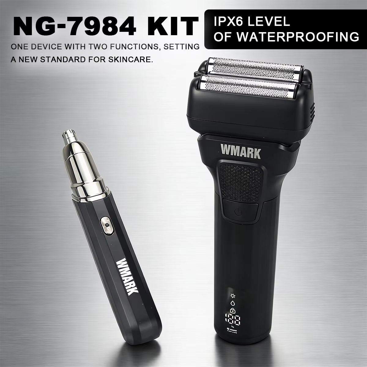 Kit de rasoir électrique professionnel pour homme WMARK NG-7984KIT