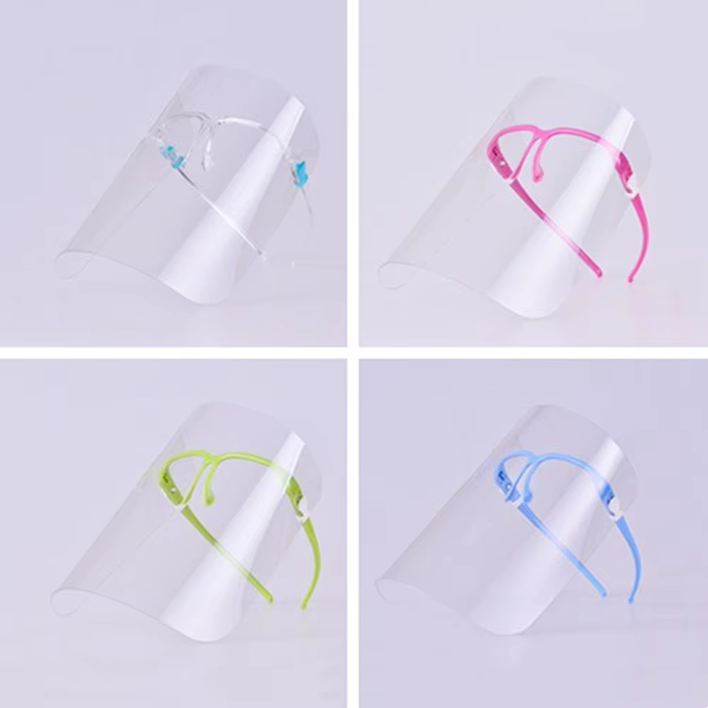 Bouclier facial Transparent de cuisine, lunettes Anti-huile et oignon, masque de protection Anti-poussière, outils de cuisine réutilisables