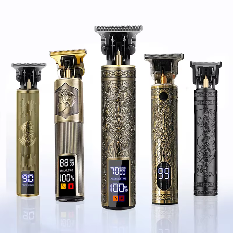 Nouveau! Tondeuse à cheveux électrique T9/accessoires | Rasoir professionnel USB | Machine de découpe chauve fondue 0mm