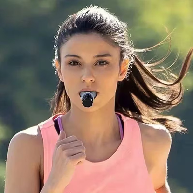 Entraîneur de respiration pour sport, exercice, embout buccal pour le visage pulmonaire, équipement de Fitness pour la maison, accessoires de soins sains, nouveau