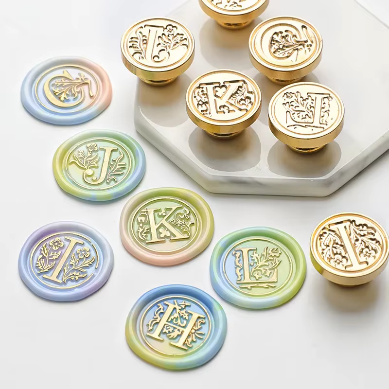 Cire à cacheter pour tampon, kit de sceau rétro, tampons en silicone pour ongles, logo pour scrapbooking, ensemble d'impression Surgut, artisanat de mariage, savons