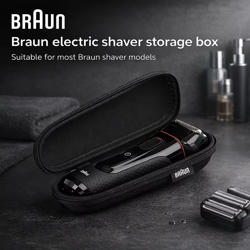 Boîte de rangement pour rasoir électrique Braun