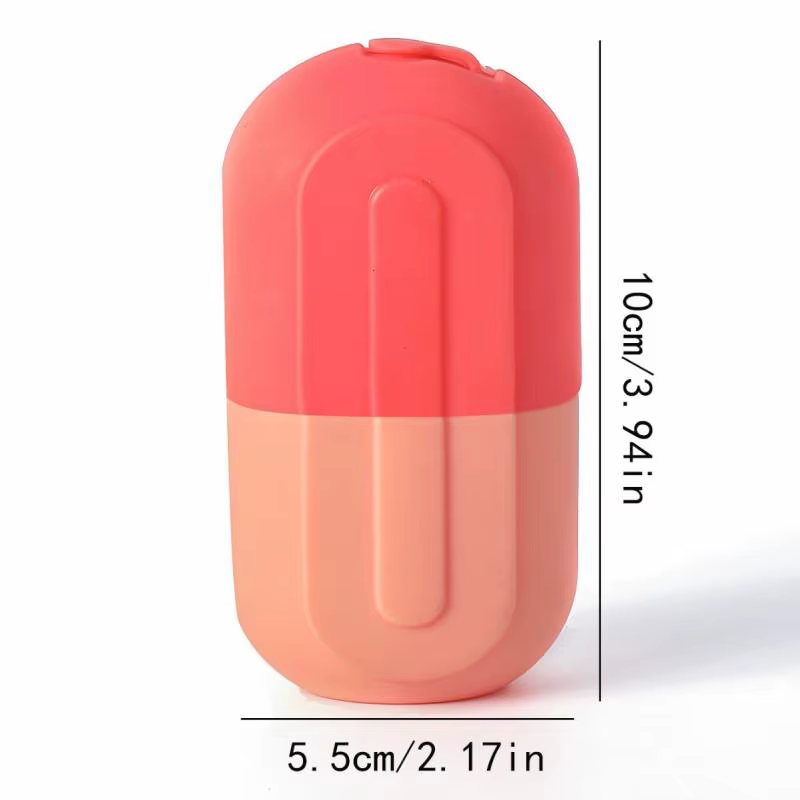 Rouleau de glace à compresse froide pour le visage et les yeux, Massage de beauté, moule à glace en Silicone, outil de soins de la peau du visage rafraîchissant et raffermissant