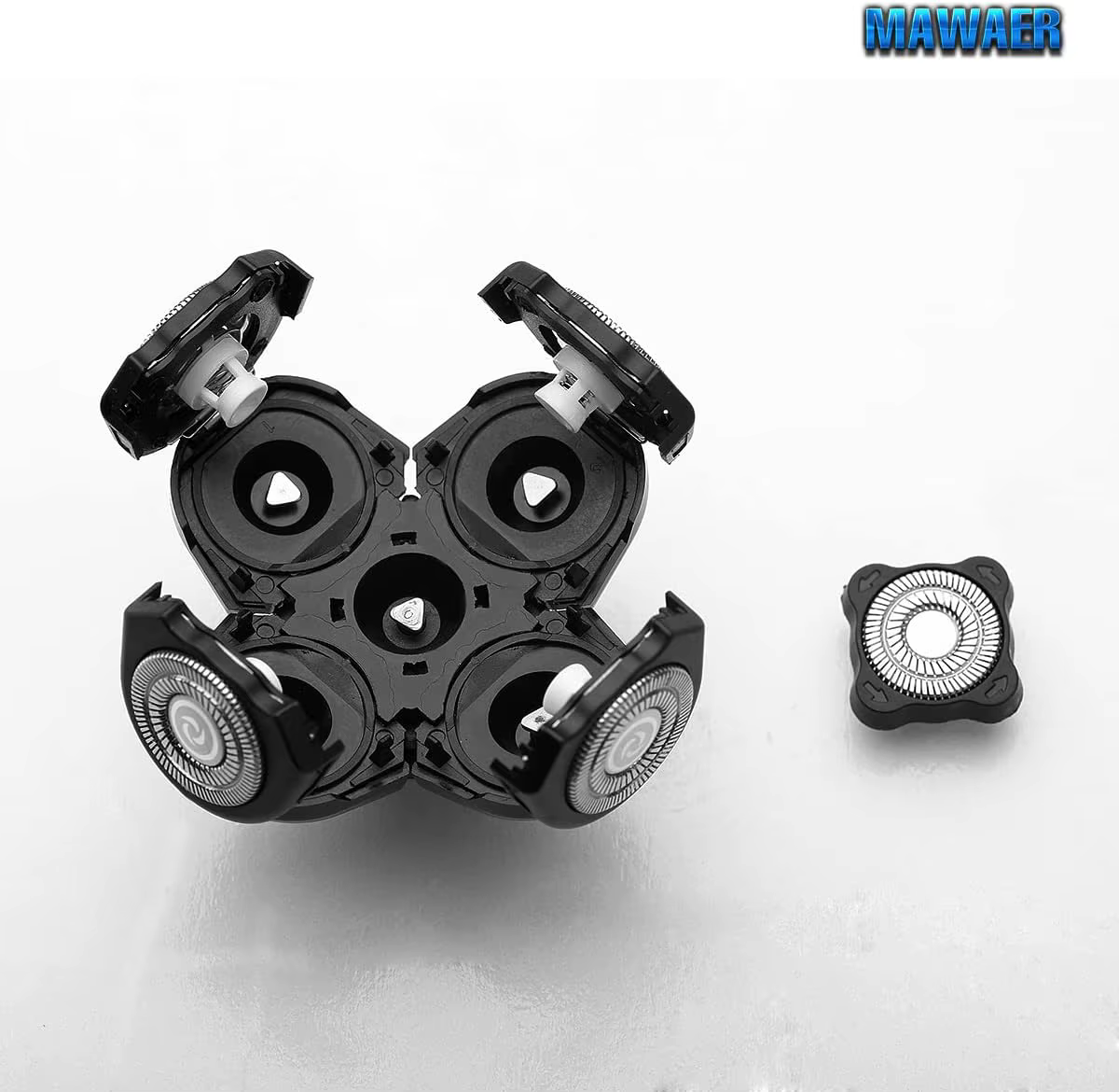 Tête rotative à 5 lames pour rasoir électrique 5D pour homme