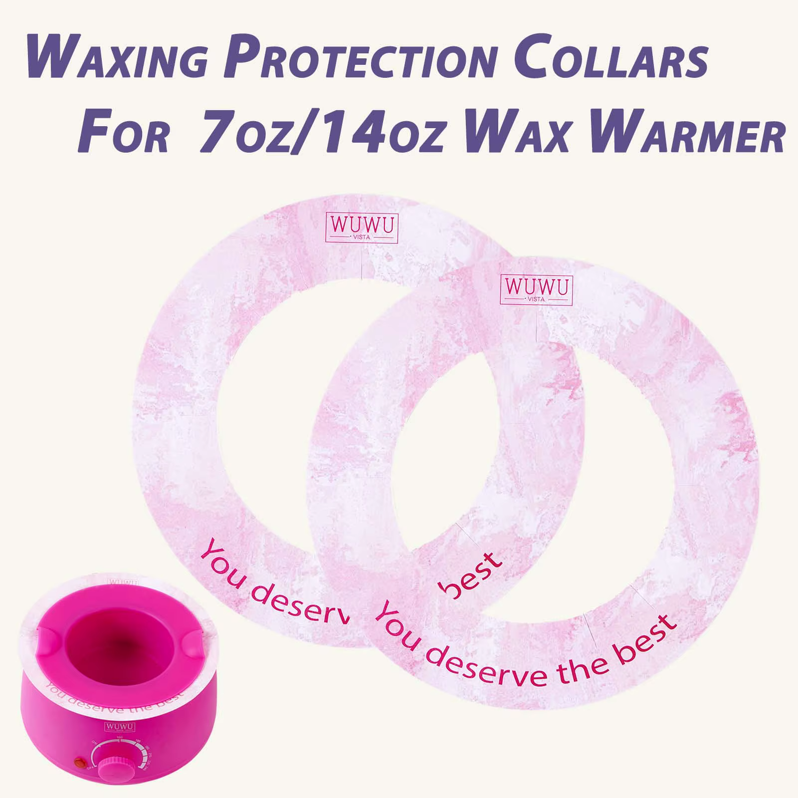Colliers de protection pour épilation à la cire