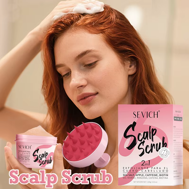 Gommage du cuir chevelu pour laver les cheveux, crème de contrôle de l'huile, exfoliante, Anti-démangeaison, réparation, nettoyage du cuir chevelu, soins de Massage, crème exfoliante
