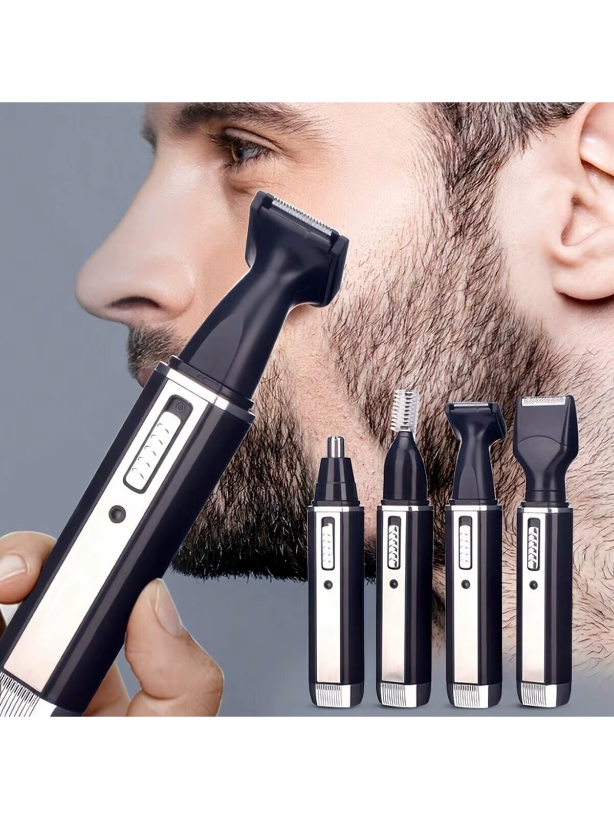 2026 électrique 4 en 1 étanche épilateur nez épilation Bikini sourcil barbe tondeuse toilettage Groomer Kit rechargeable