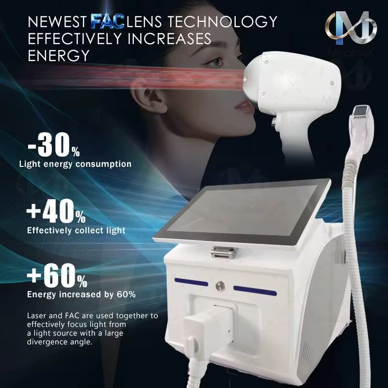 Épilation professionnelle au Laser Alexandrite 755 808 940 1064nm Diode