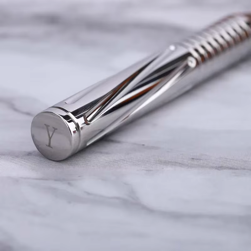 Manche de rasoir 2026 Yaqi BULLET en acier inoxydable poli