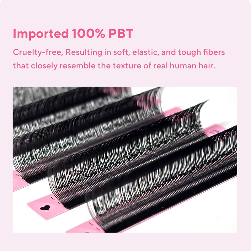DIYDAY Extension de cils YY en forme de U Premium PBT Double couche U Sahpe YY