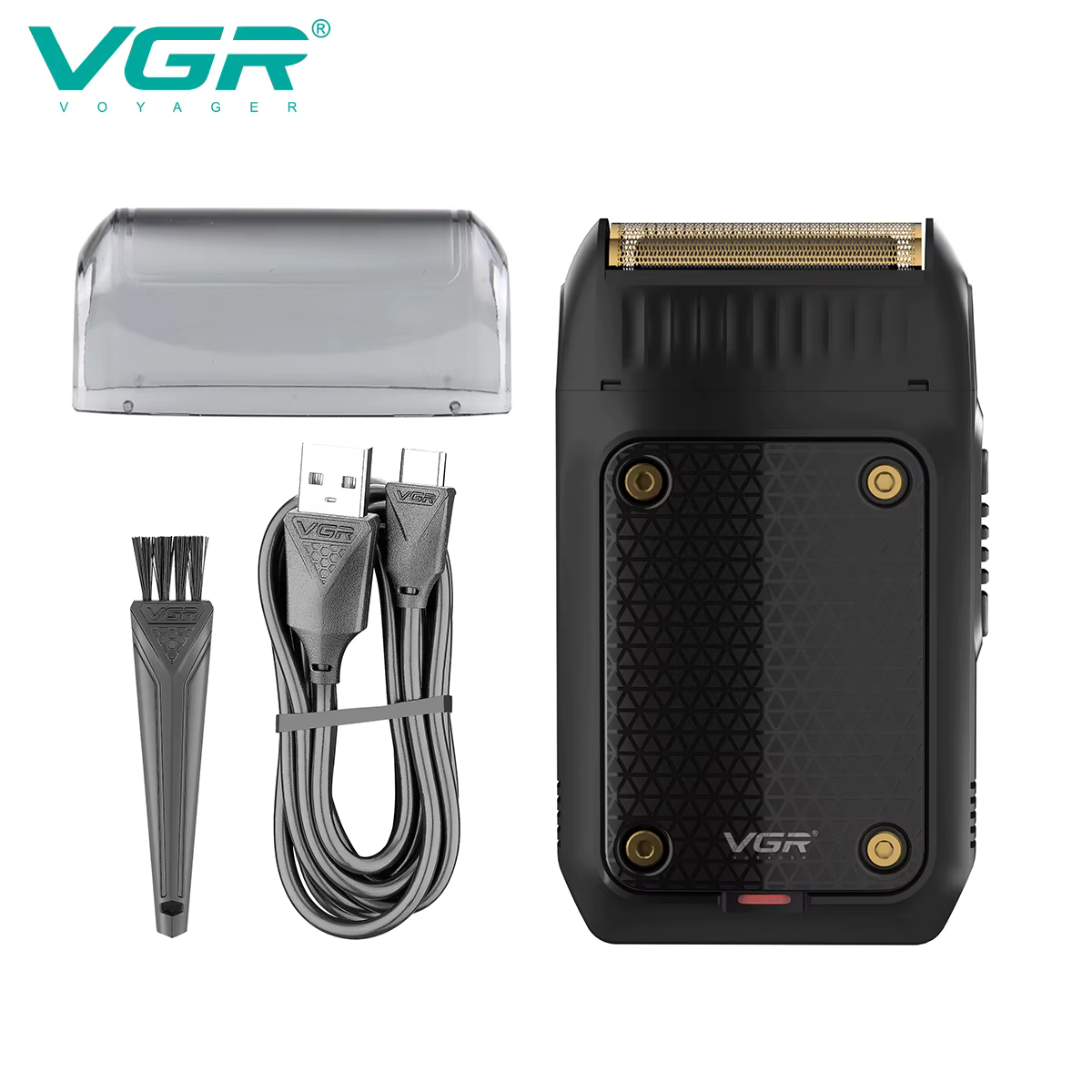 VGR tondeuse tondeuse à barbe pour hommes rasoir electrique homme rasoir rasoir homme Rasoir électrique Professionnel Rasoir Portable Machine à raser Mini Tondeuse à barbe Le rasoir Réciproque Rasoir